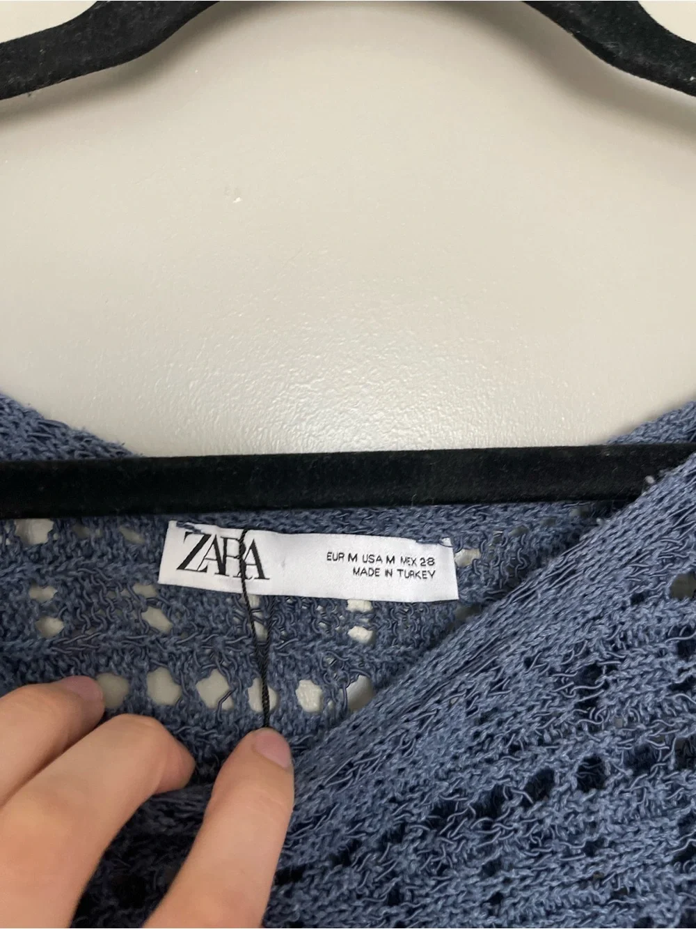 Zara open weave